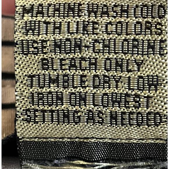 Notations Women's Beige/Black Stripes 3/4 Sleeve Button-Up Classic Blouse SZ M - Picture 5 of 5